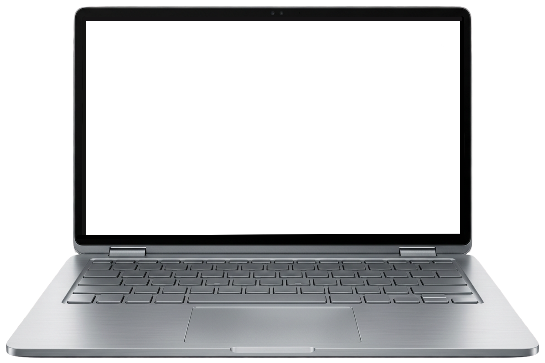 Notebook exibindo um site criado pela Montle